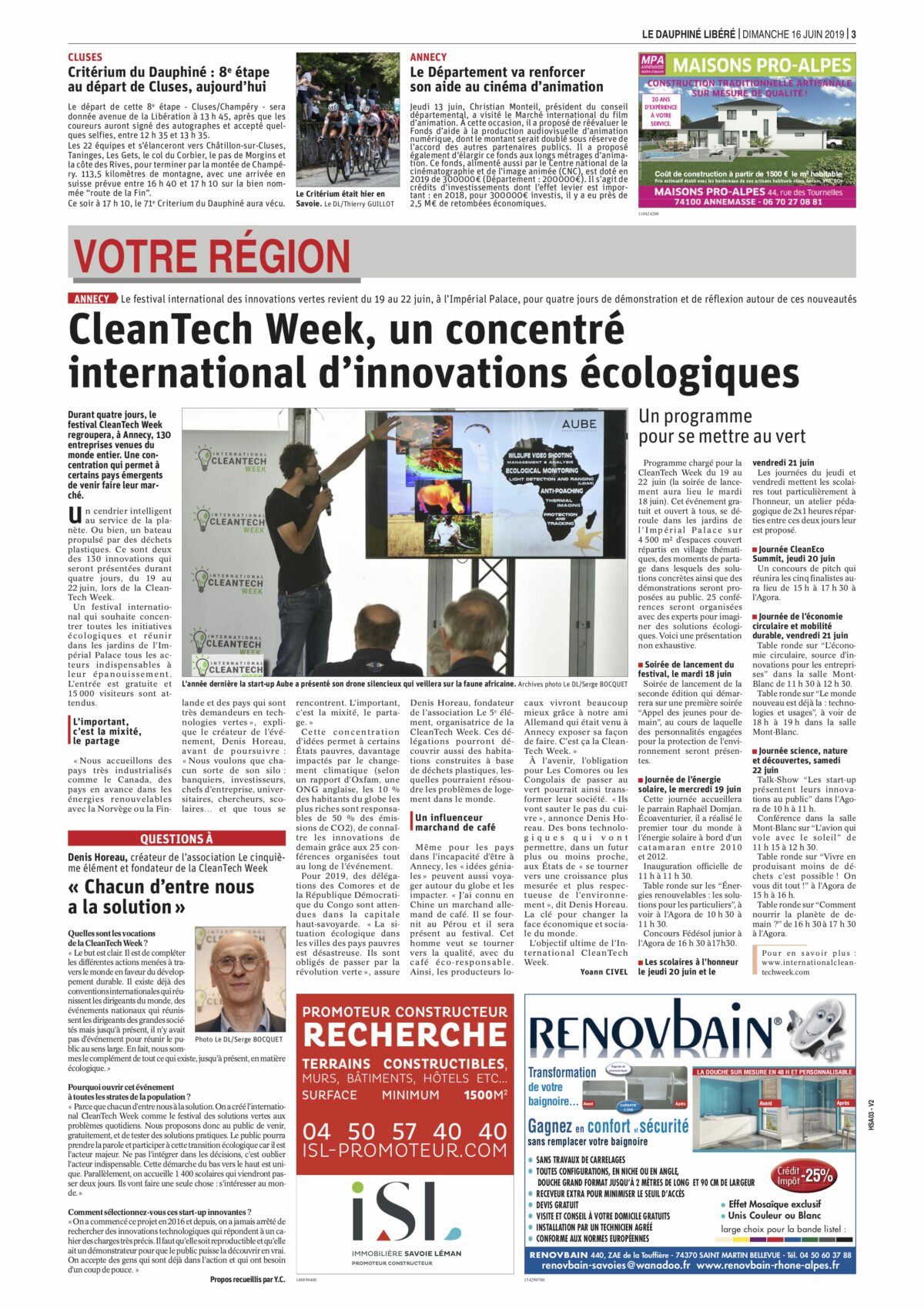 Le Dauphiné Libéré 20190616